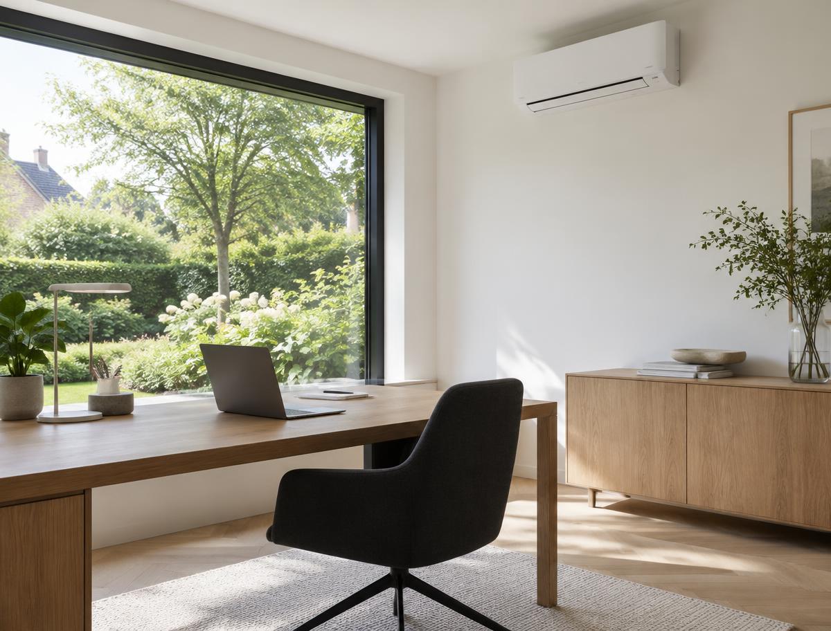 Airco voor meerdere ruimtes – illustratief sfeerbeeld